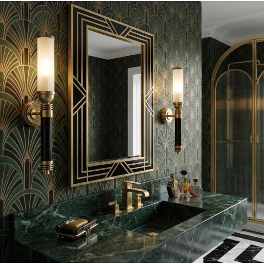 furdoszoba szecesszios artdeco marvany betetes falikar arany bronz rez hengeres uvegburas fali lampa furdoszoba eloszoba vilagitas.jpg